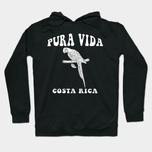 Pura Vida Costa Rica - Parrot Cute Funny Hoodie